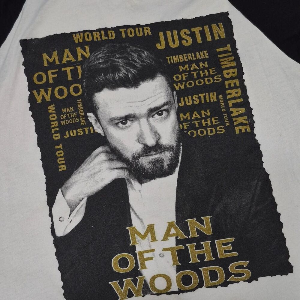 Official Justin Timberlake Tour Women's Jersey Style Shirt Size XL